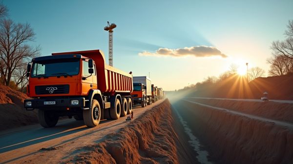 Optimiser votre chantier avec une location de camion benne