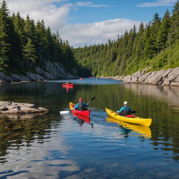 Quels sont les meilleurs spots pour une expédition de kayak de mer en Nouvelle-Écosse, Canada?