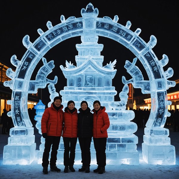 Où découvrir les traditions de la sculpture sur glace en Chine ?